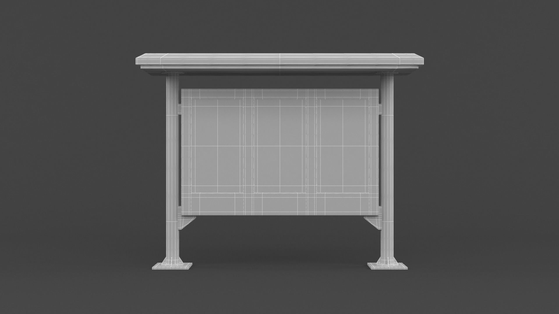 Digital Kiosk 3D model_6