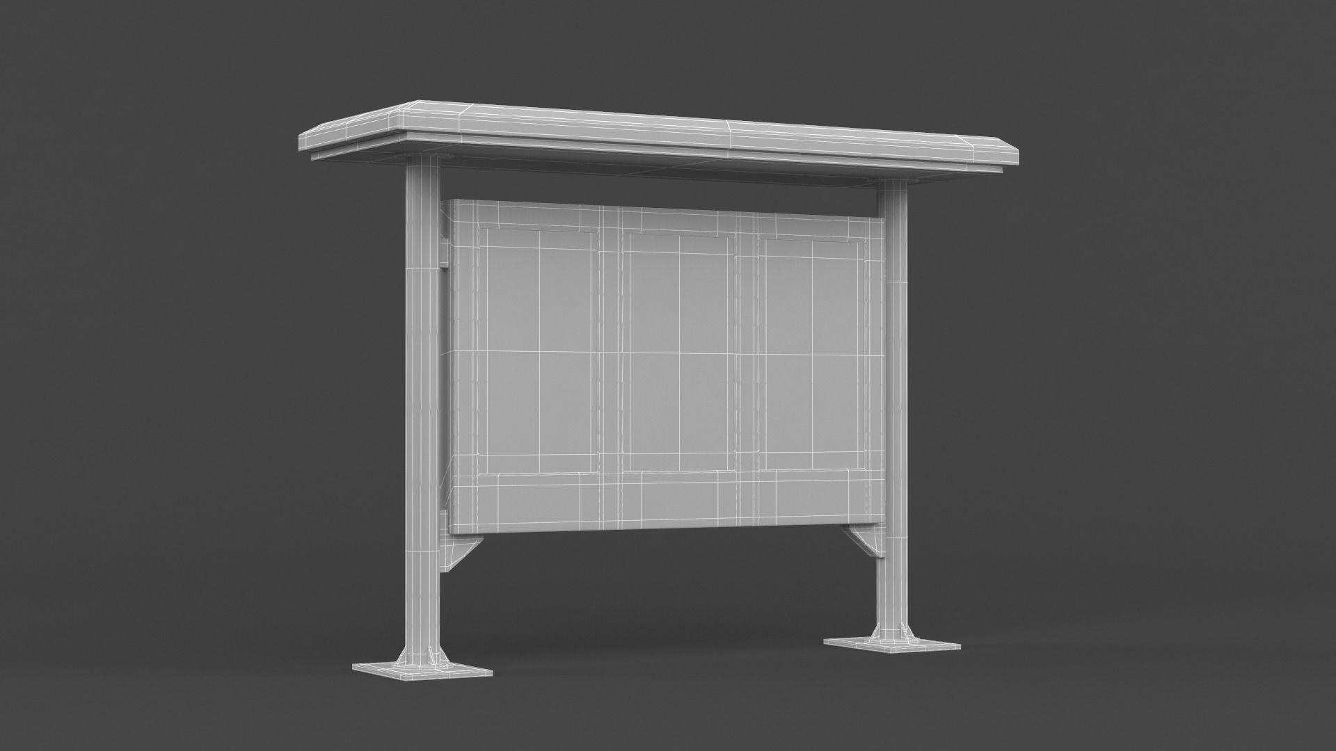 Digital Kiosk 3D model_9