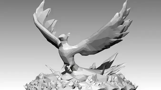 Low poly Phoenix 