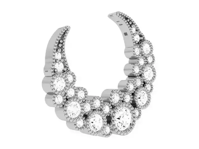 Bezel Setting Diamond Pendant 4124