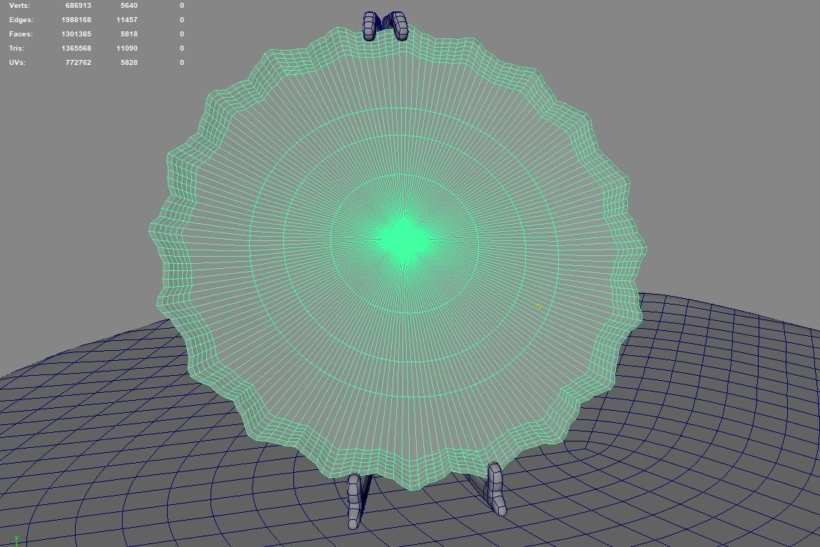 Mina-Mandala dish05 3D model Low-poly 3D model_9