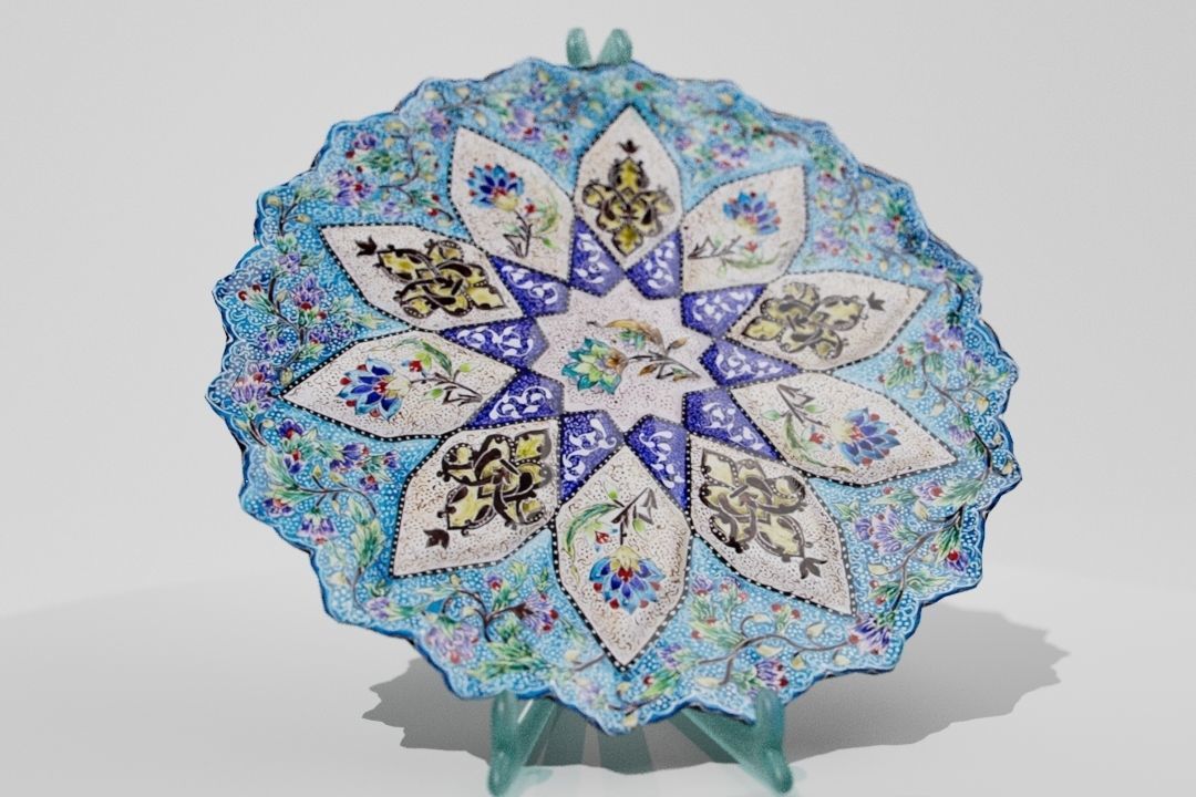 Mina-Mandala dish05 3D model Low-poly 3D model_2