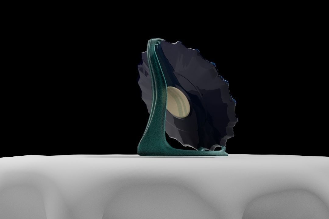 Mina-Mandala dish05 3D model Low-poly 3D model_4