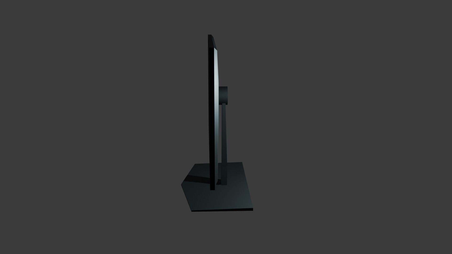 Gaming Monitor Low-poly 3D model_4