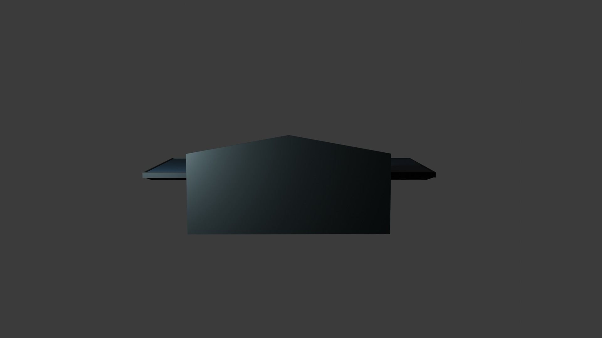 Gaming Monitor Low-poly 3D model_2