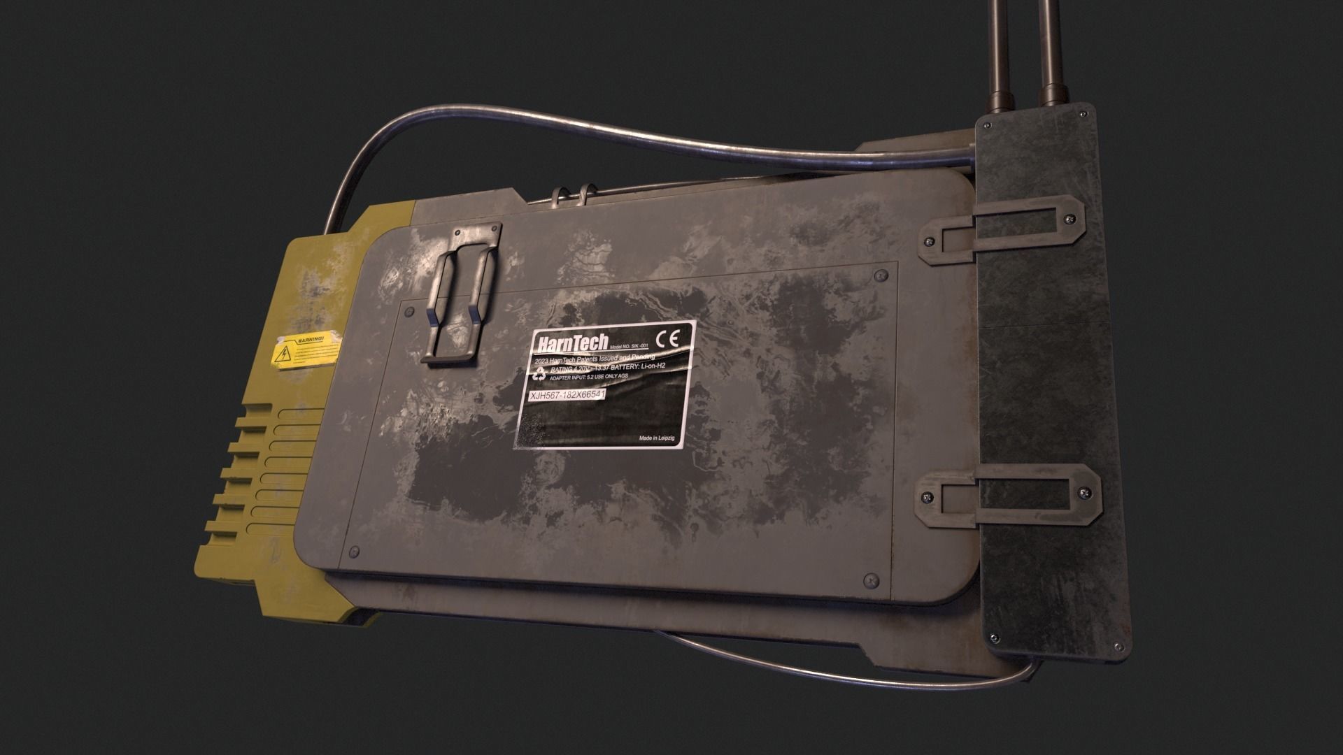 SciFi Device Controller V1 Low-poly 3D model_4