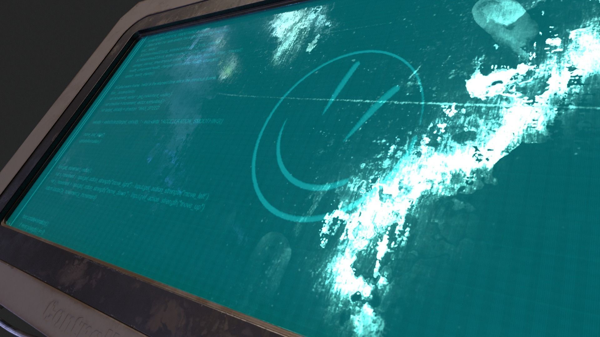 SciFi Device Controller V1 Low-poly 3D model_6