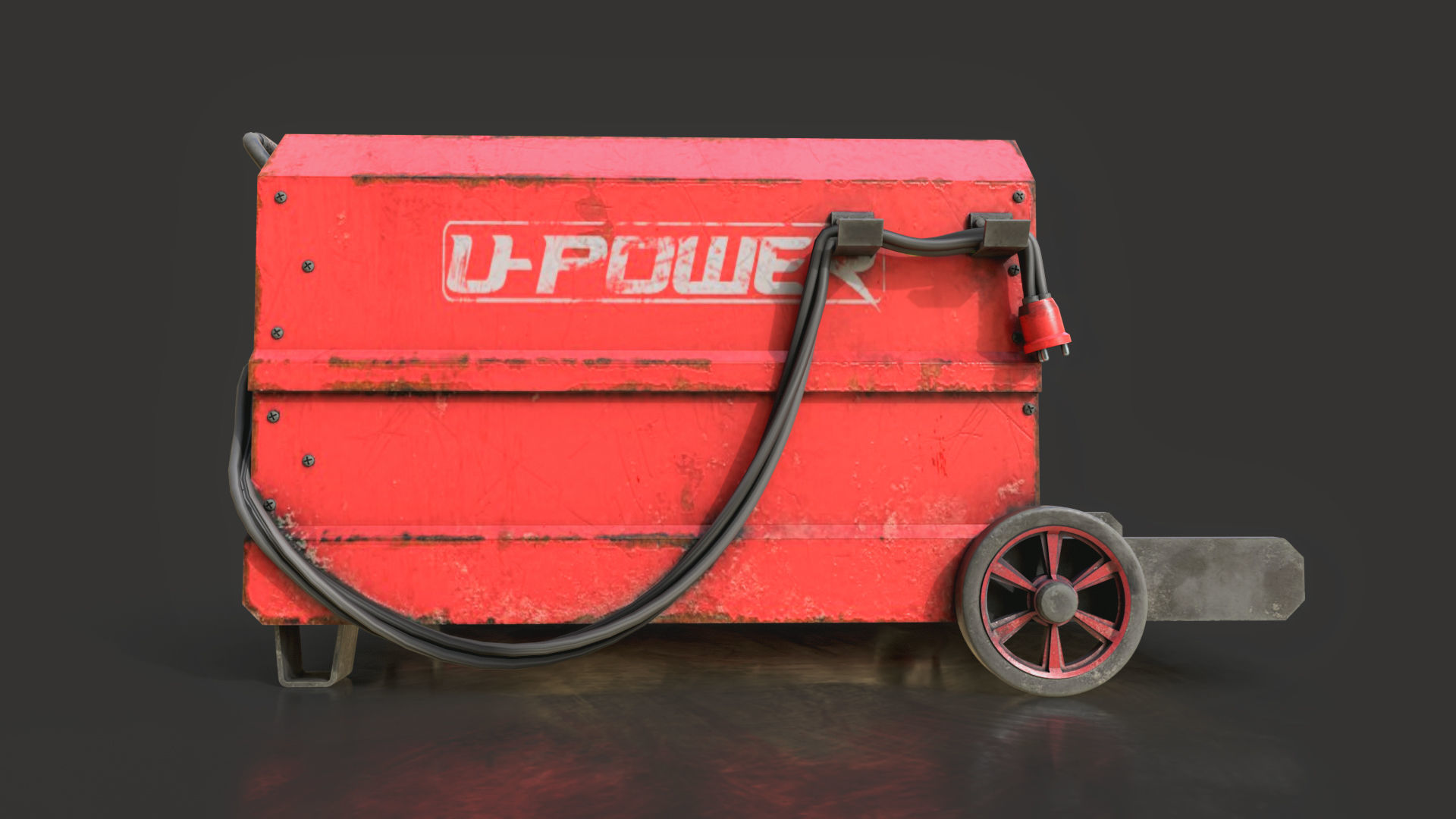 POWER DISTRIBUTOR Low-poly 3D model_5