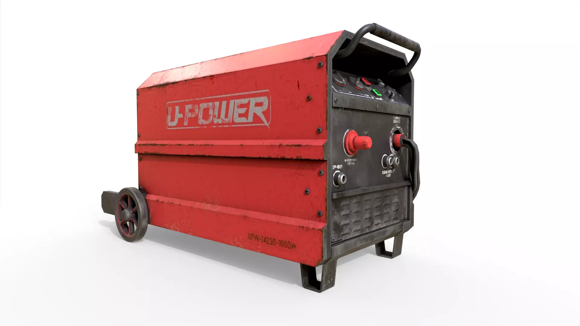 POWER DISTRIBUTOR Low-poly 3D model_0