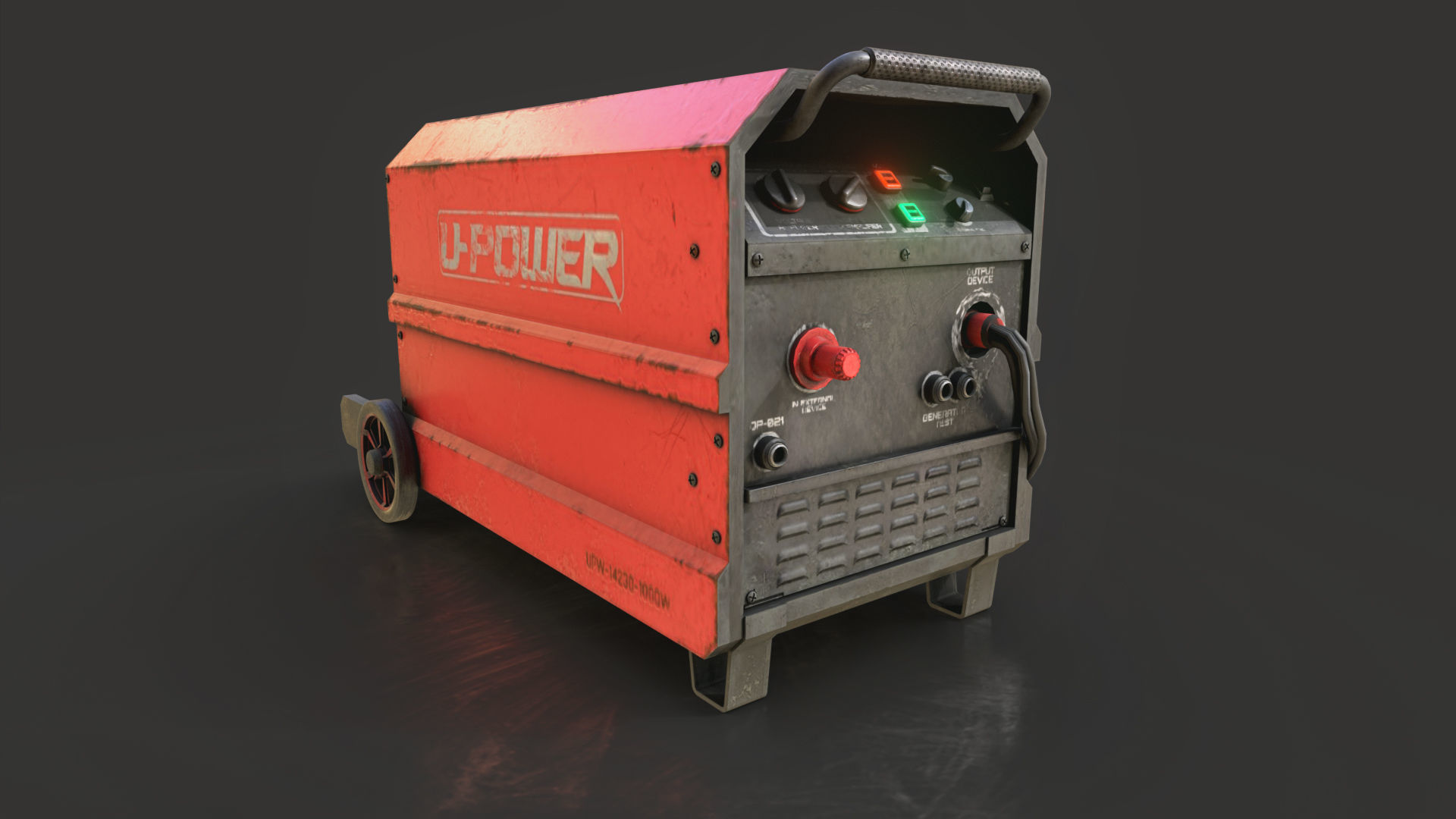 POWER DISTRIBUTOR Low-poly 3D model_2