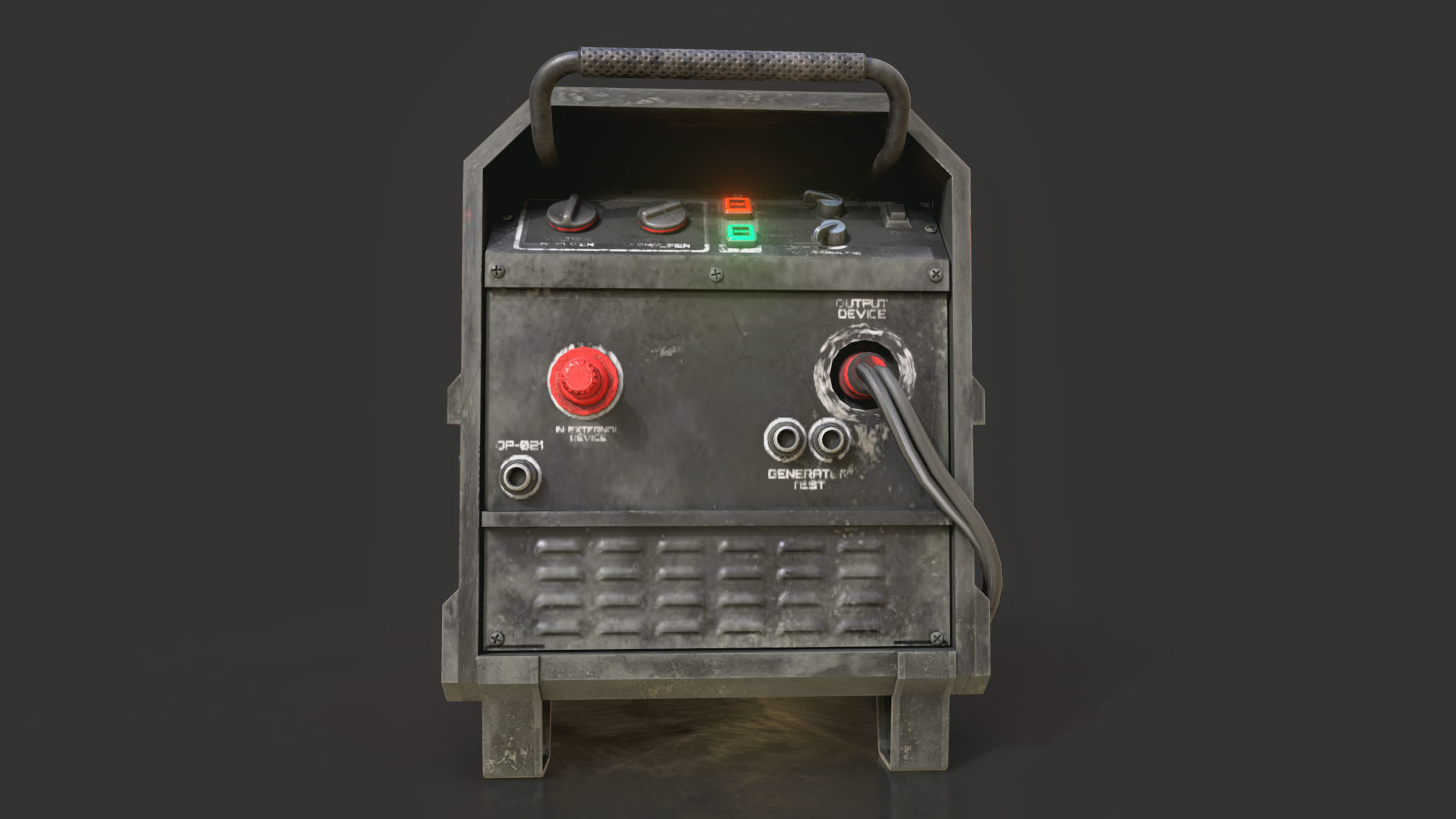 POWER DISTRIBUTOR Low-poly 3D model_6