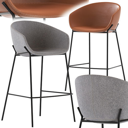 Linea Furniture Vanya Barstool 3D model