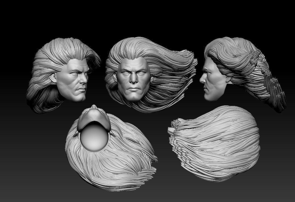Sentry - Headsculpt for Action Figures 3D print model_1