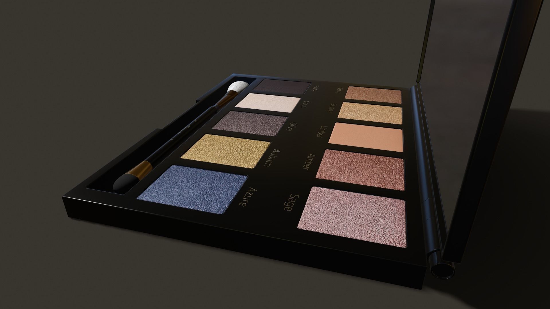 Makeup Tools Set - 3D Model Low-poly 3D model_9