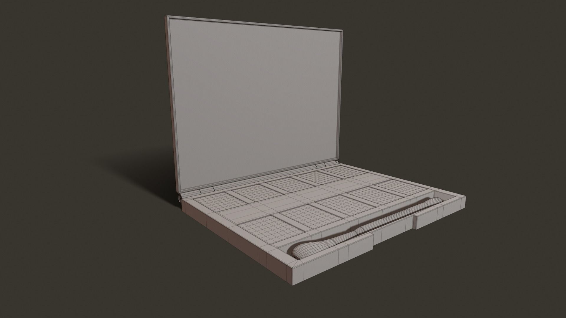 Makeup Tools Set - 3D Model Low-poly 3D model_10