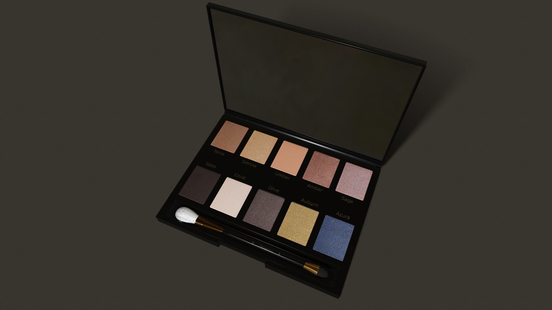 Makeup Tools Set - 3D Model Low-poly 3D model_3