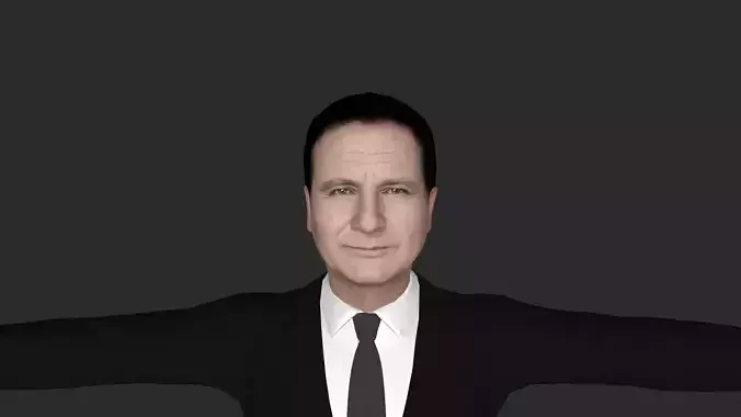 Robin Williams Hyper Realistic Full Body Rigged Character