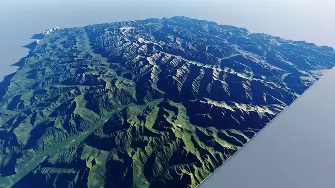 Alp Terrain 25 3D model