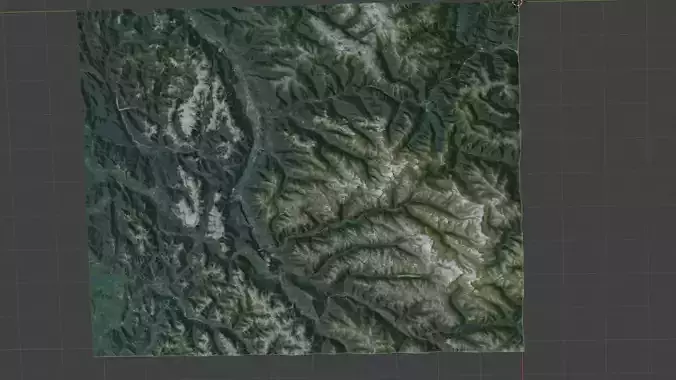 Alp Terrain 26 3D model