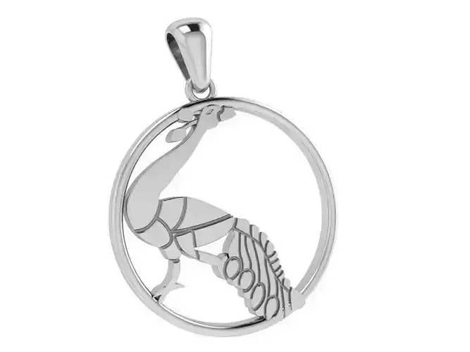 Peacock Pendant 4151