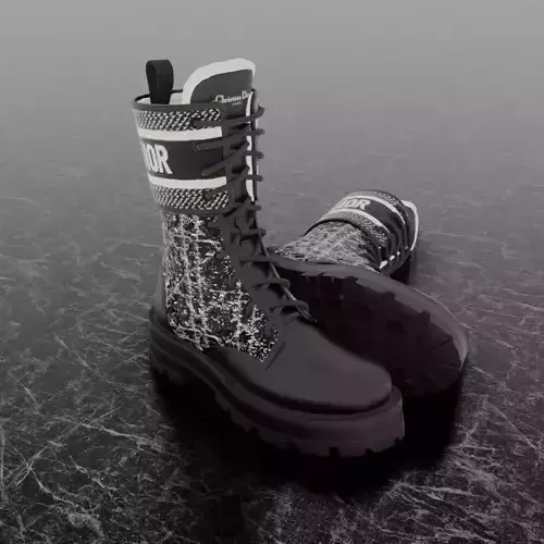 CHRISTIAN DIOR 3D SHOES D-MAJOR ANKLE BOOT