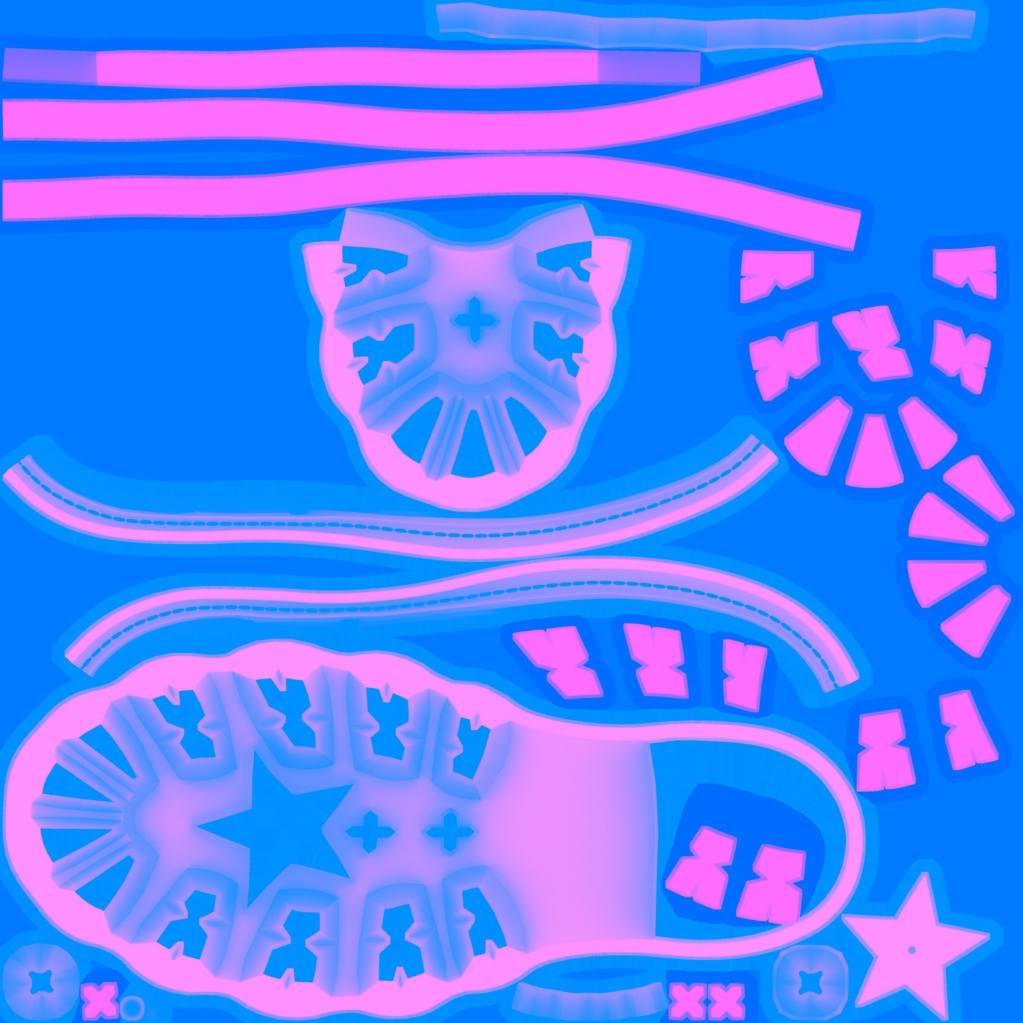 CHRISTIAN DIOR 3D SHOES D-MAJOR ANKLE BOOT Low-poly 3D model_30