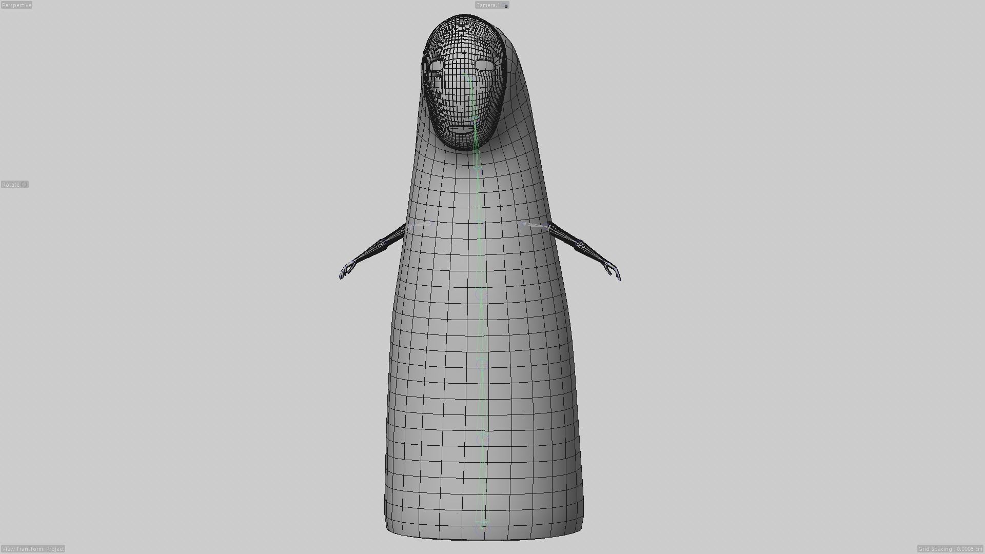 No Face Spirited Away 3D model_5