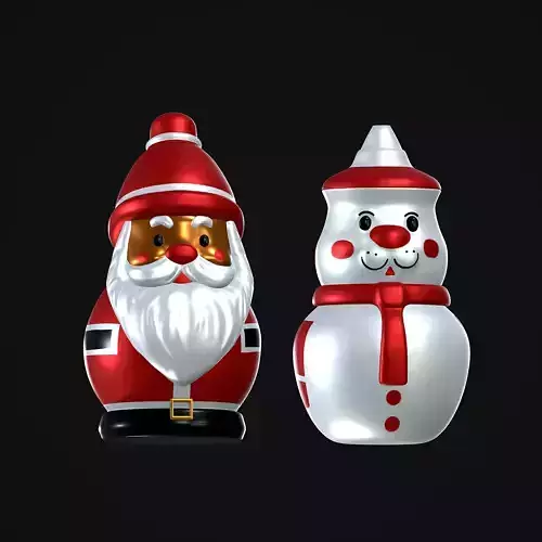 Festive Salt and Pepper Shakers Decorations