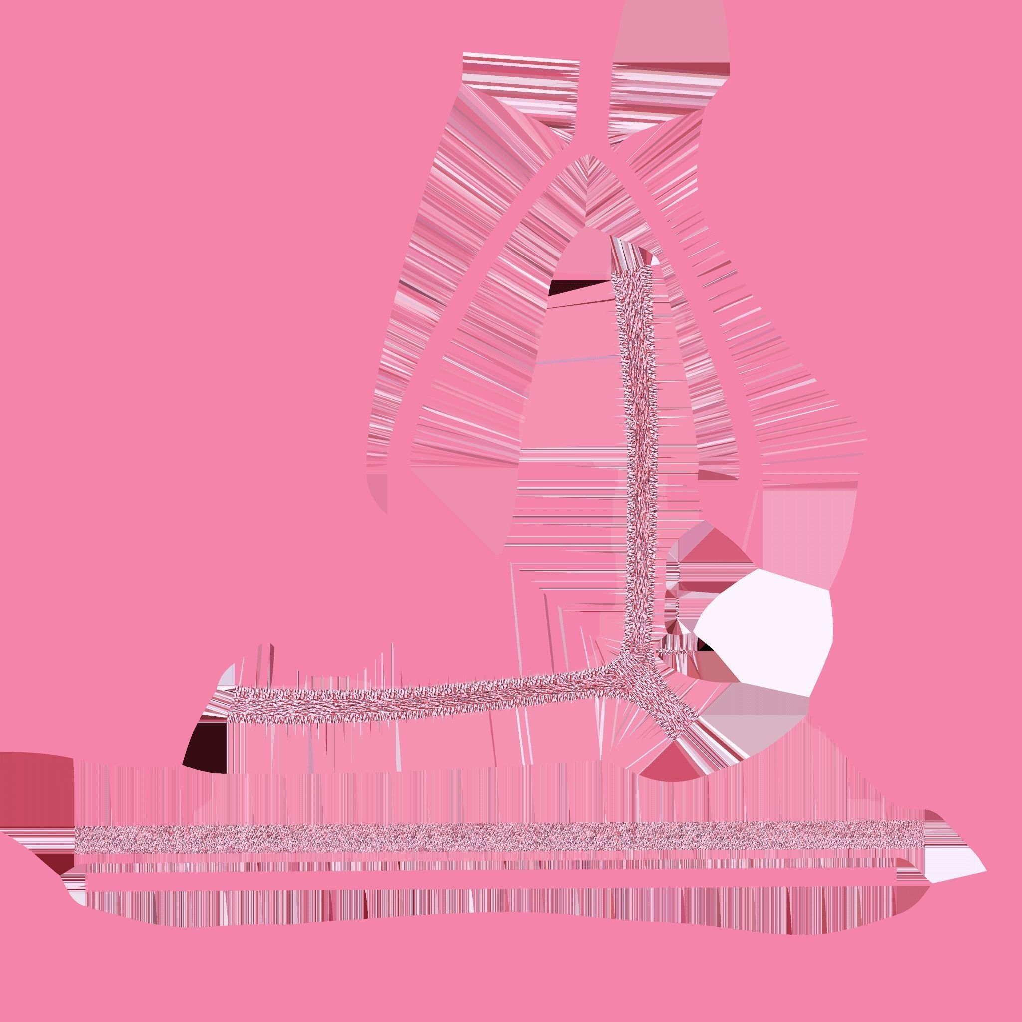 CHRISTIAN DIOR 3D DWAY HEELED SANDAL Low-poly 3D model_28