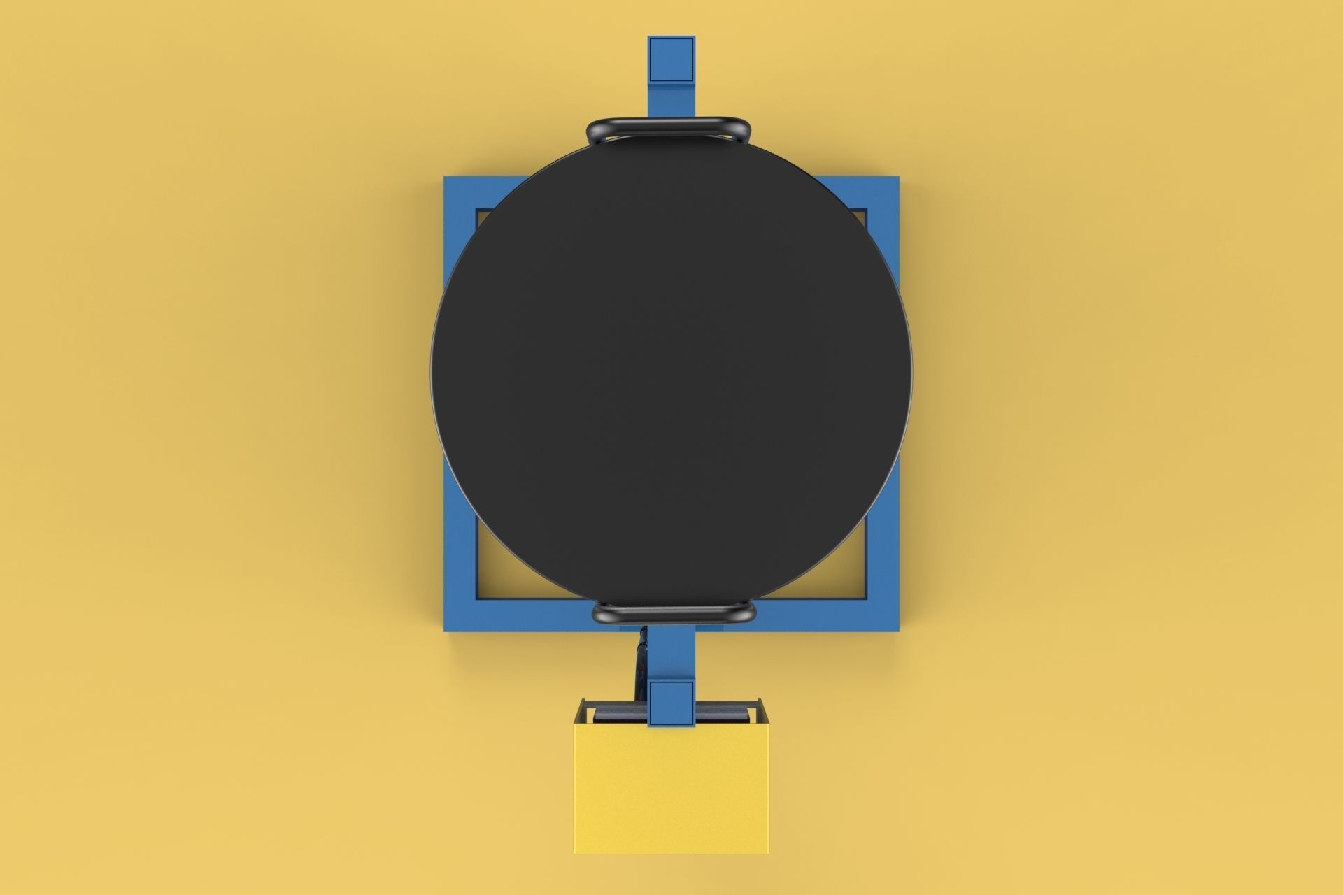 AUTOMATIC FISH FEEDER CENTRIFUGAL SPREADER ROTARY 3D model_5