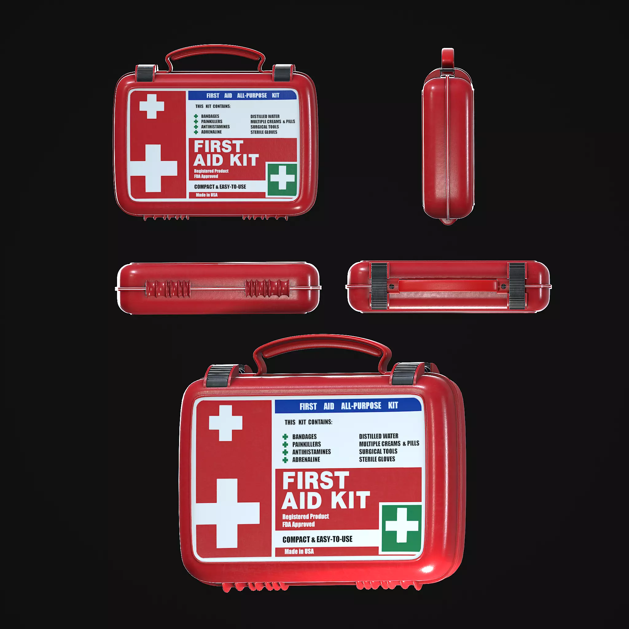 First Aid Kit 3D model_0