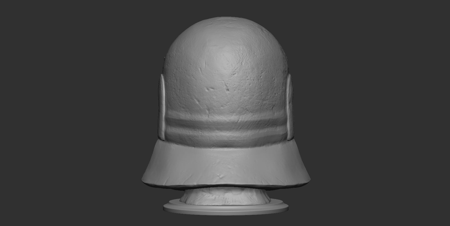 Head with Roman helmet 3D print model_13