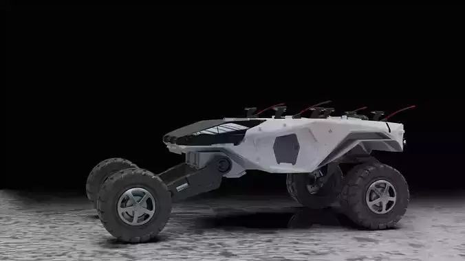 Vehicle mars transporter 3D model