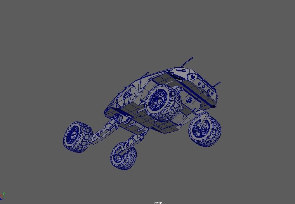 Vehicle mars transporter 3D model_14