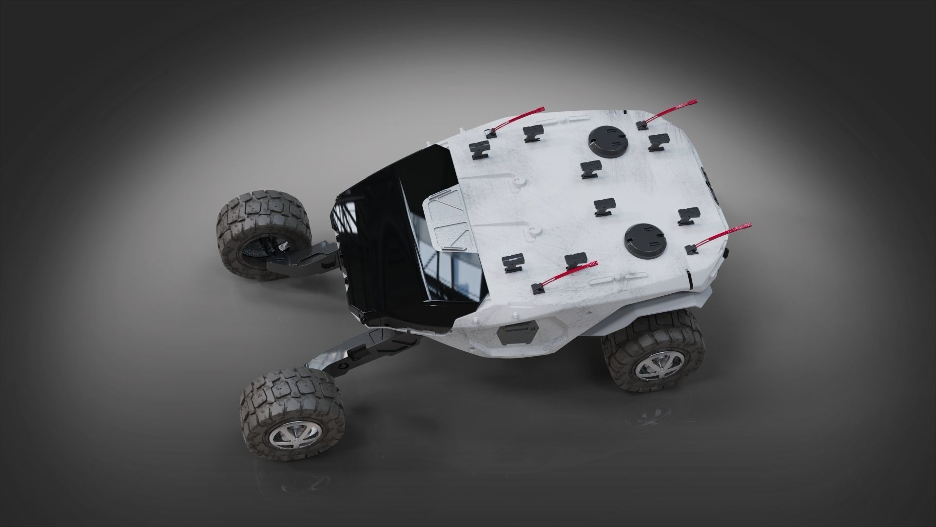 Vehicle mars transporter 3D model_9