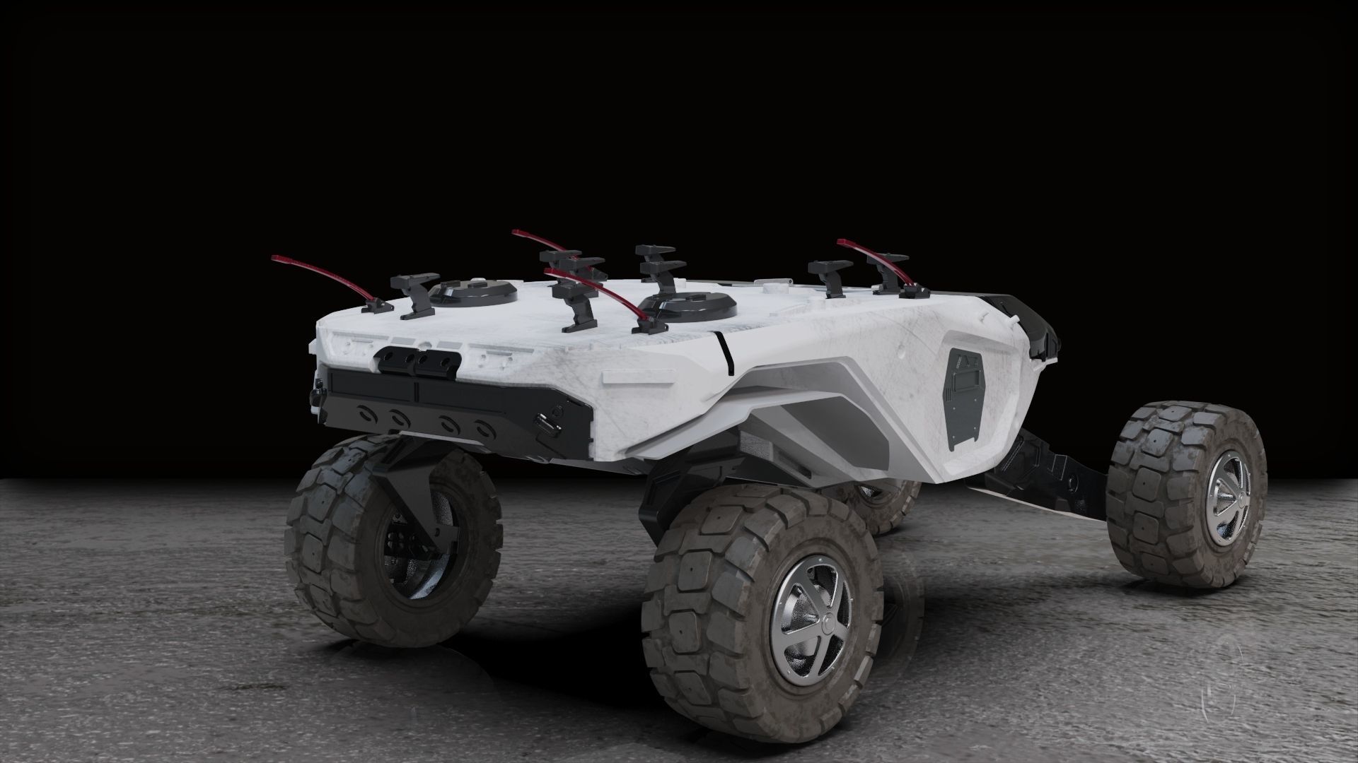 Vehicle mars transporter 3D model_6