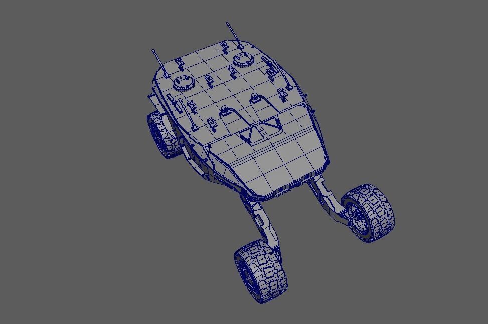 Vehicle mars transporter 3D model_13