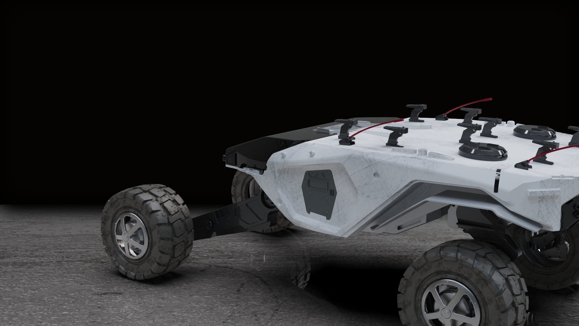 Vehicle mars transporter 3D model_7