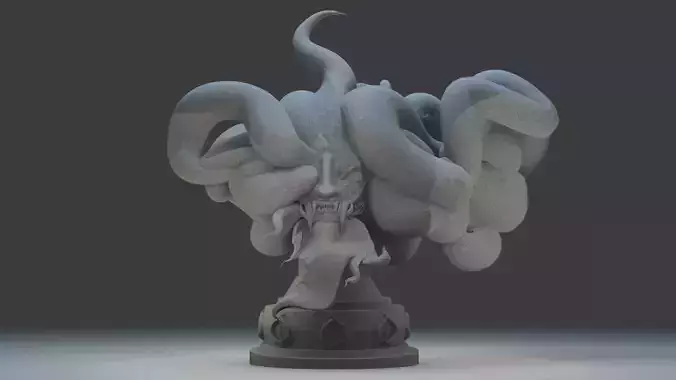 Elden Ring Bust Morgott The Omen King  3D print model