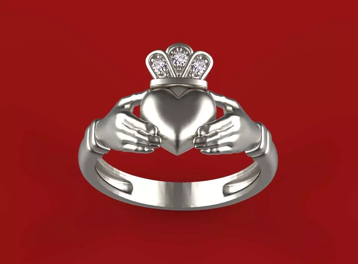 ring gold 3D print model_0