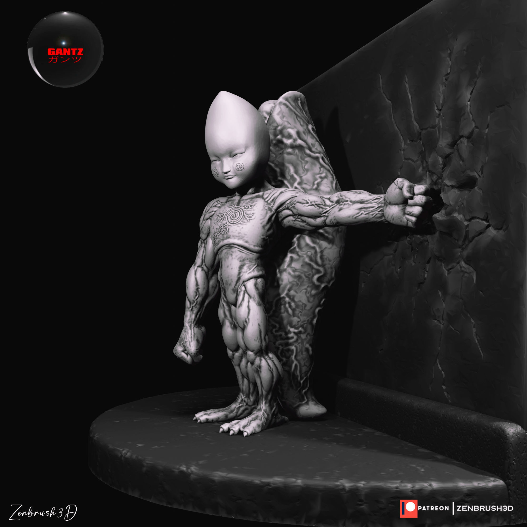 GANTZ - ALIEN ENANENSE 3D print model