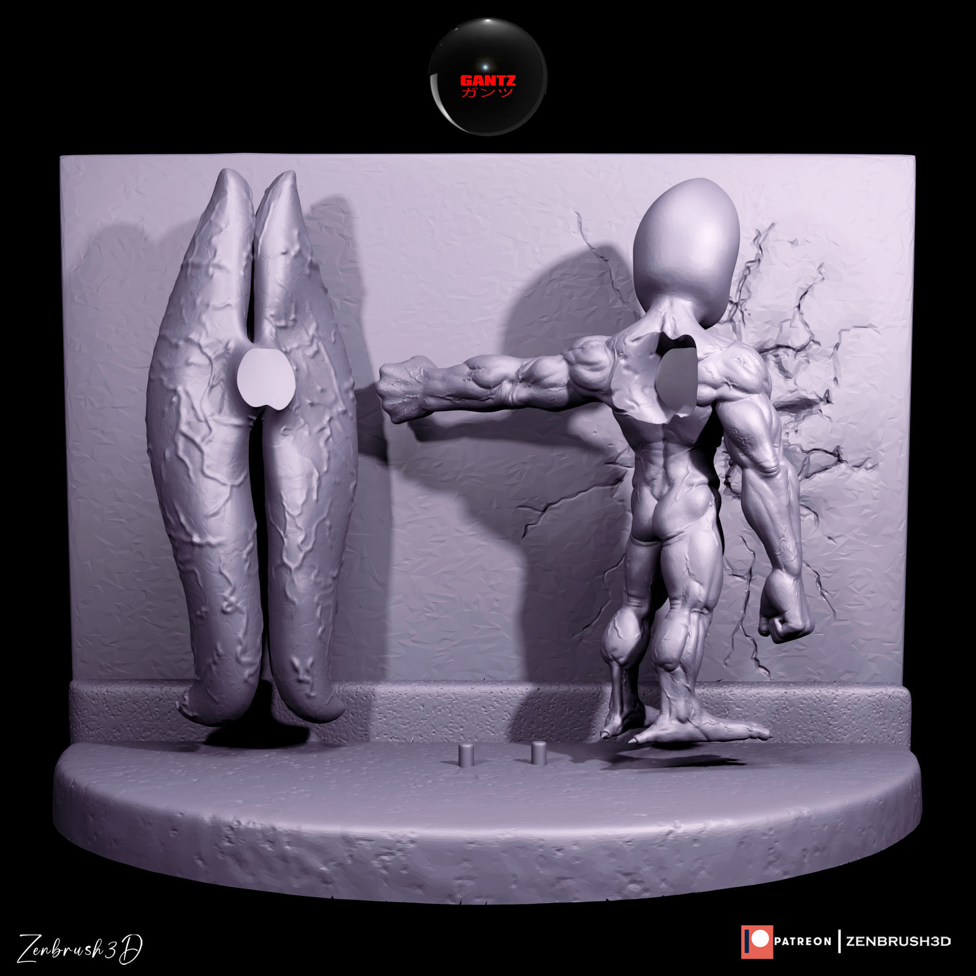 GANTZ - ALIEN ENANENSE 3D print model