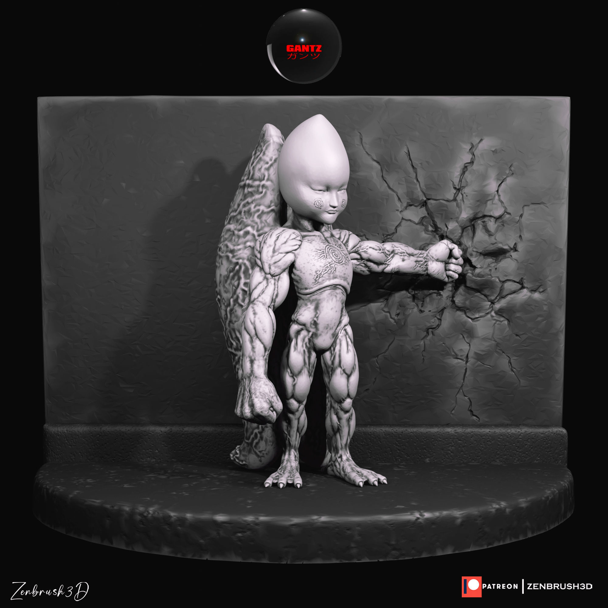 GANTZ - ALIEN ENANENSE 3D print model