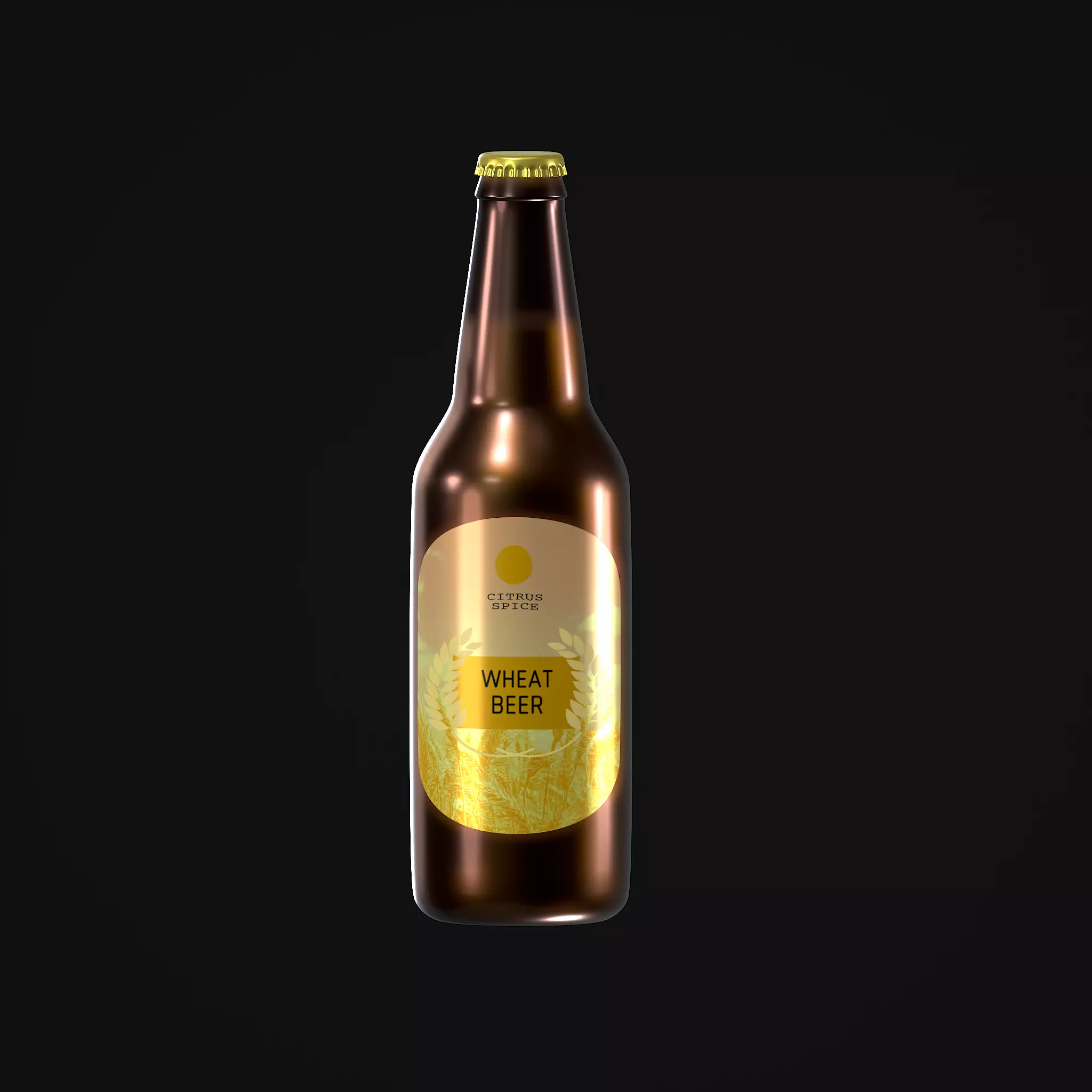 Wheat Beer 3D model