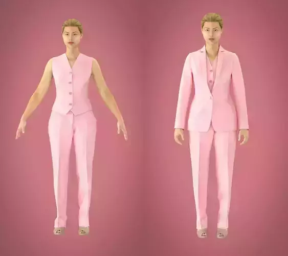 woman suit 3D print model