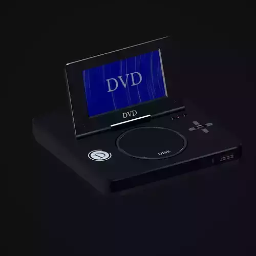 Portable DVD Player 3D model