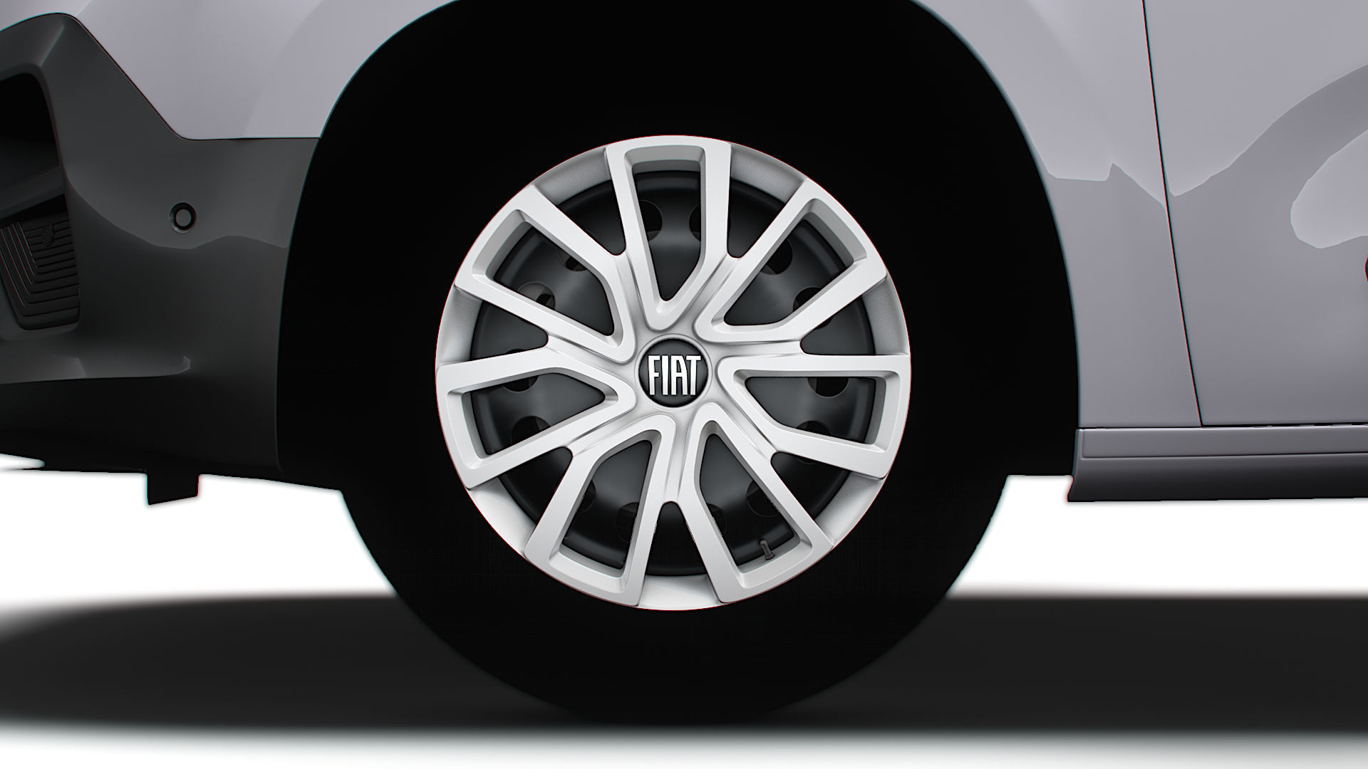 Fiat E Doblo Van LWB 2024 3D model_12