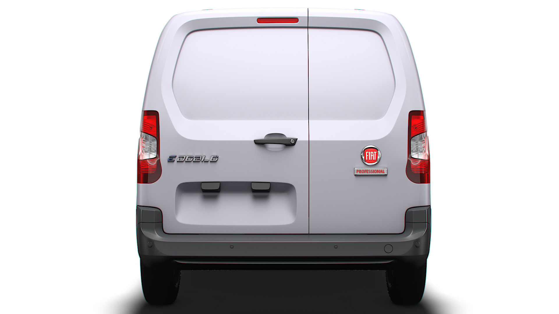 Fiat E Doblo Van LWB 2024 3D model_10