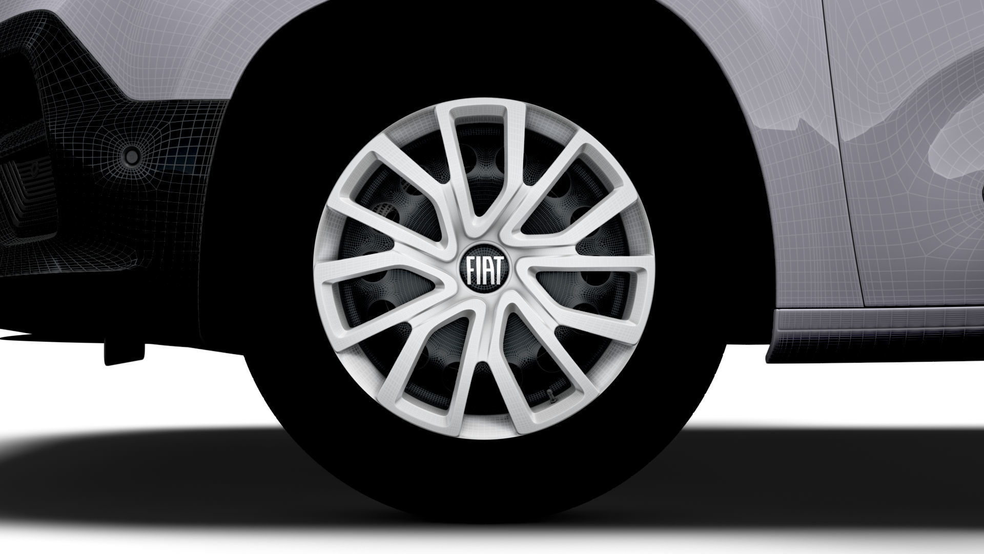 Fiat E Doblo Van LWB 2024 3D model_26