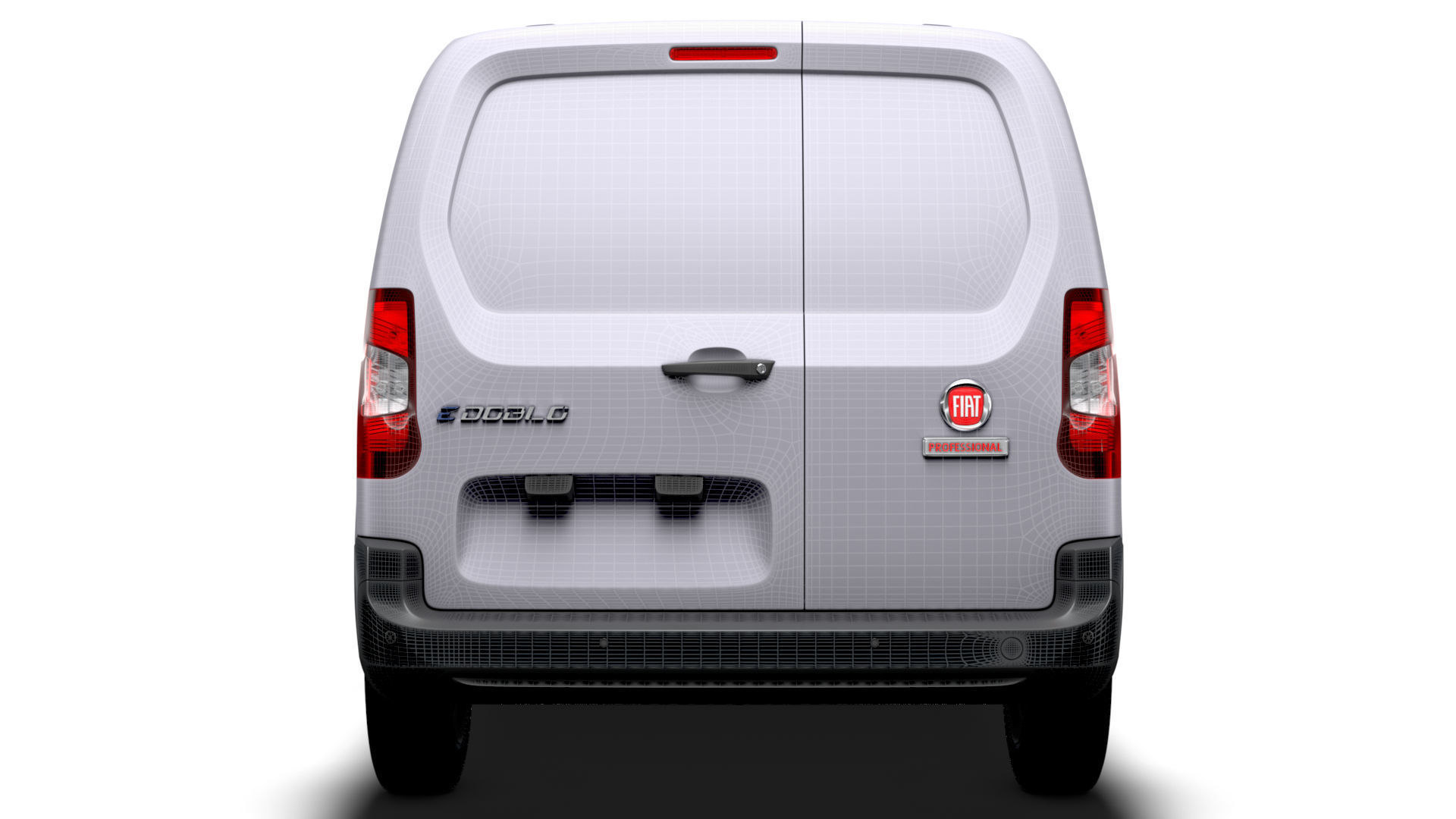 Fiat E Doblo Van LWB 2024 3D model_24